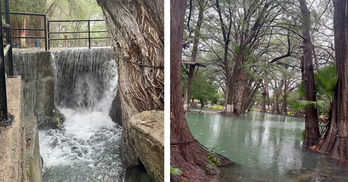 Lampazos recupera su Ojo de Agua: las lluvias llenan otra vez el balneario